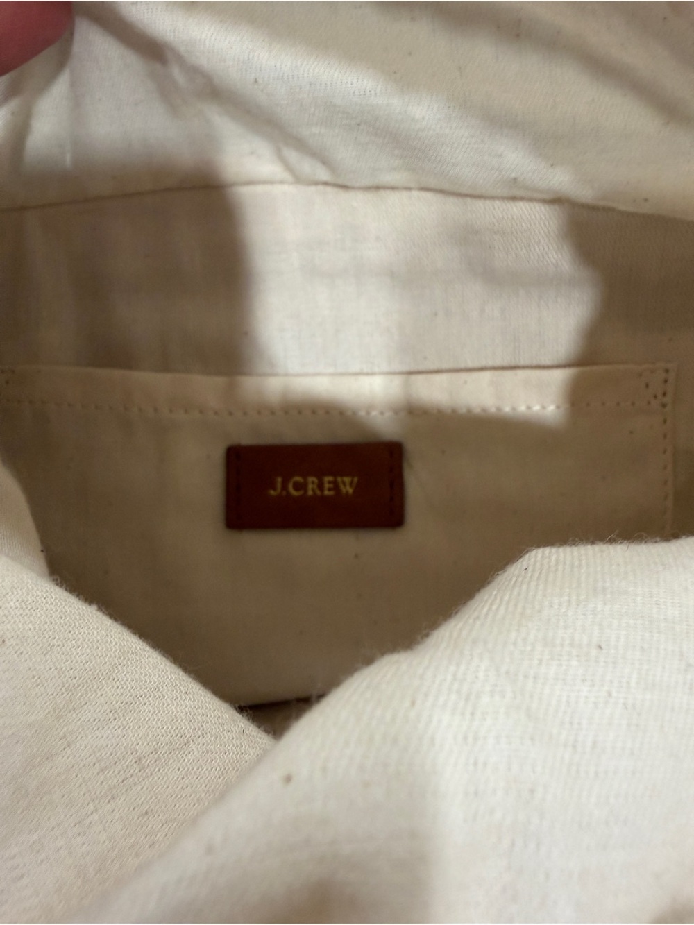 J. Crew Tan Straw Tote with Dark Brown Macramé Overlay - Picture 5 of 12